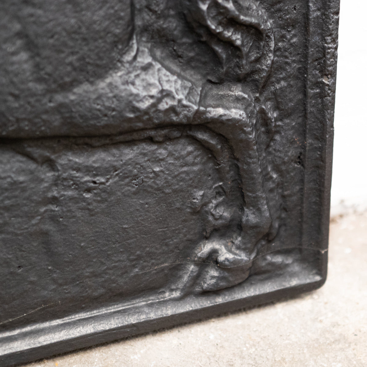 Reclaimed Carron Foundry Cast Iron Fireback (2 Available) | The Architectural Forum