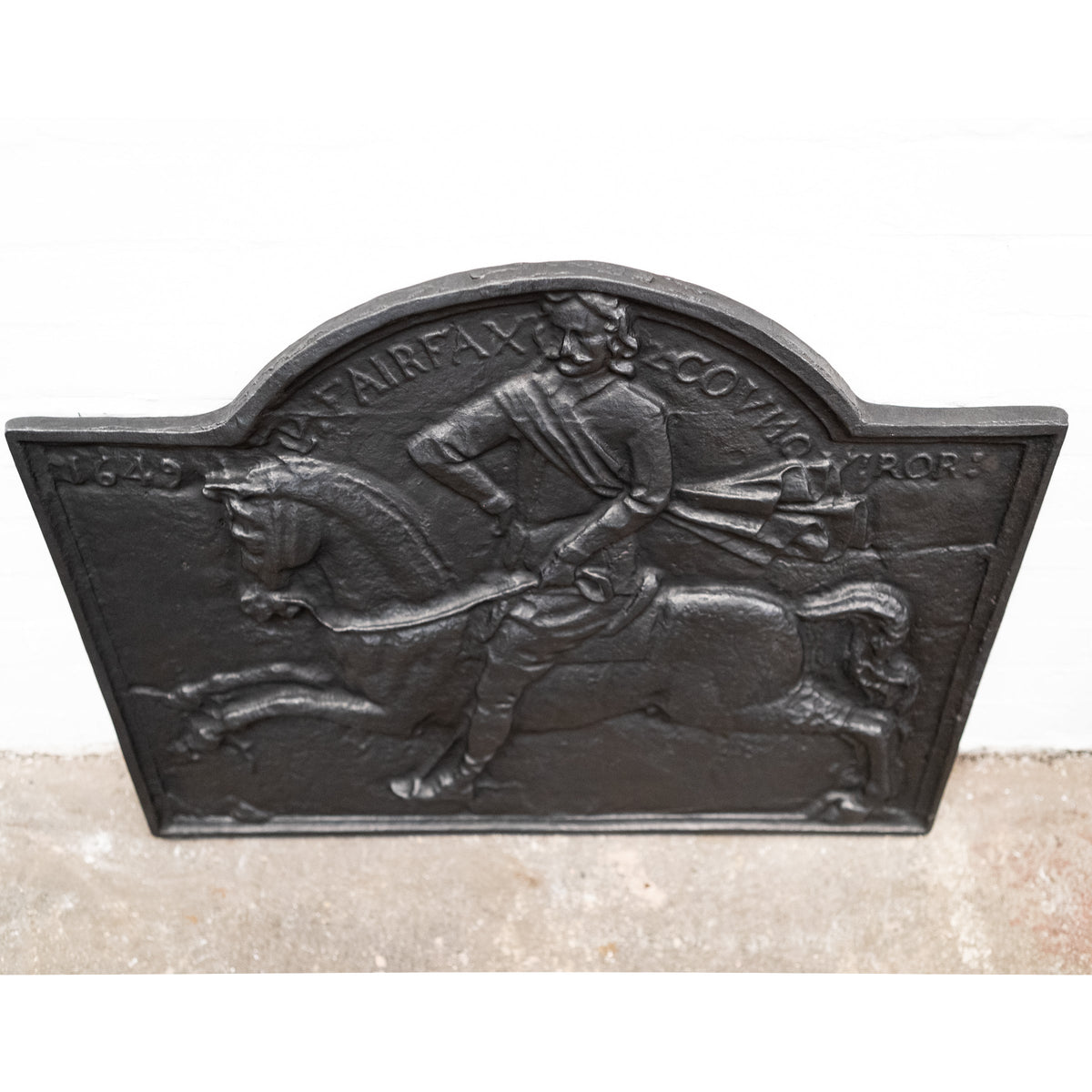 Reclaimed Carron Foundry Cast Iron Fireback (2 Available) | The Architectural Forum