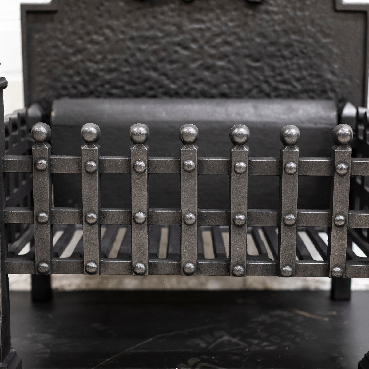 Reclaimed Cast Iron Fire Basket with Griffin | The Architectural Forum