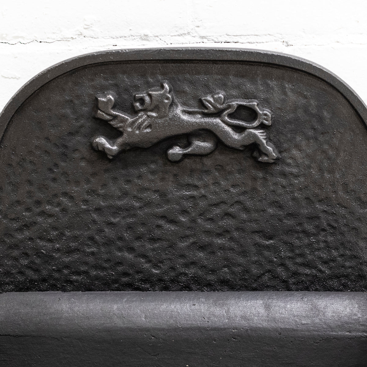 Reclaimed Cast Iron Fire Basket with Griffin | The Architectural Forum