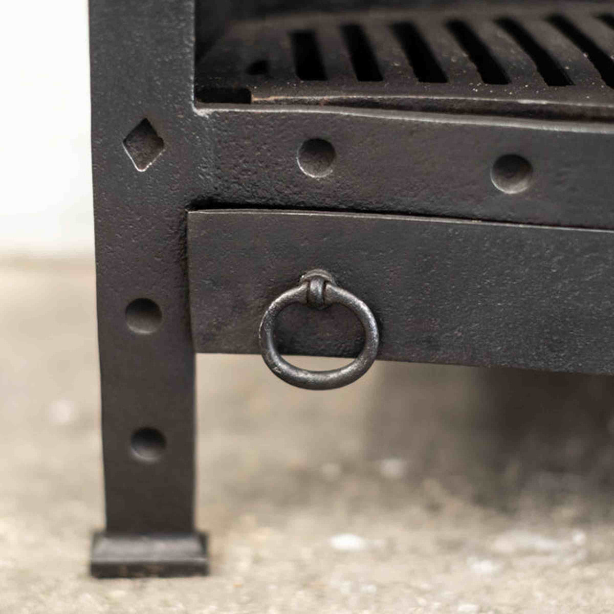 Antique Cast Iron Fire Basket | The Architectural Forum