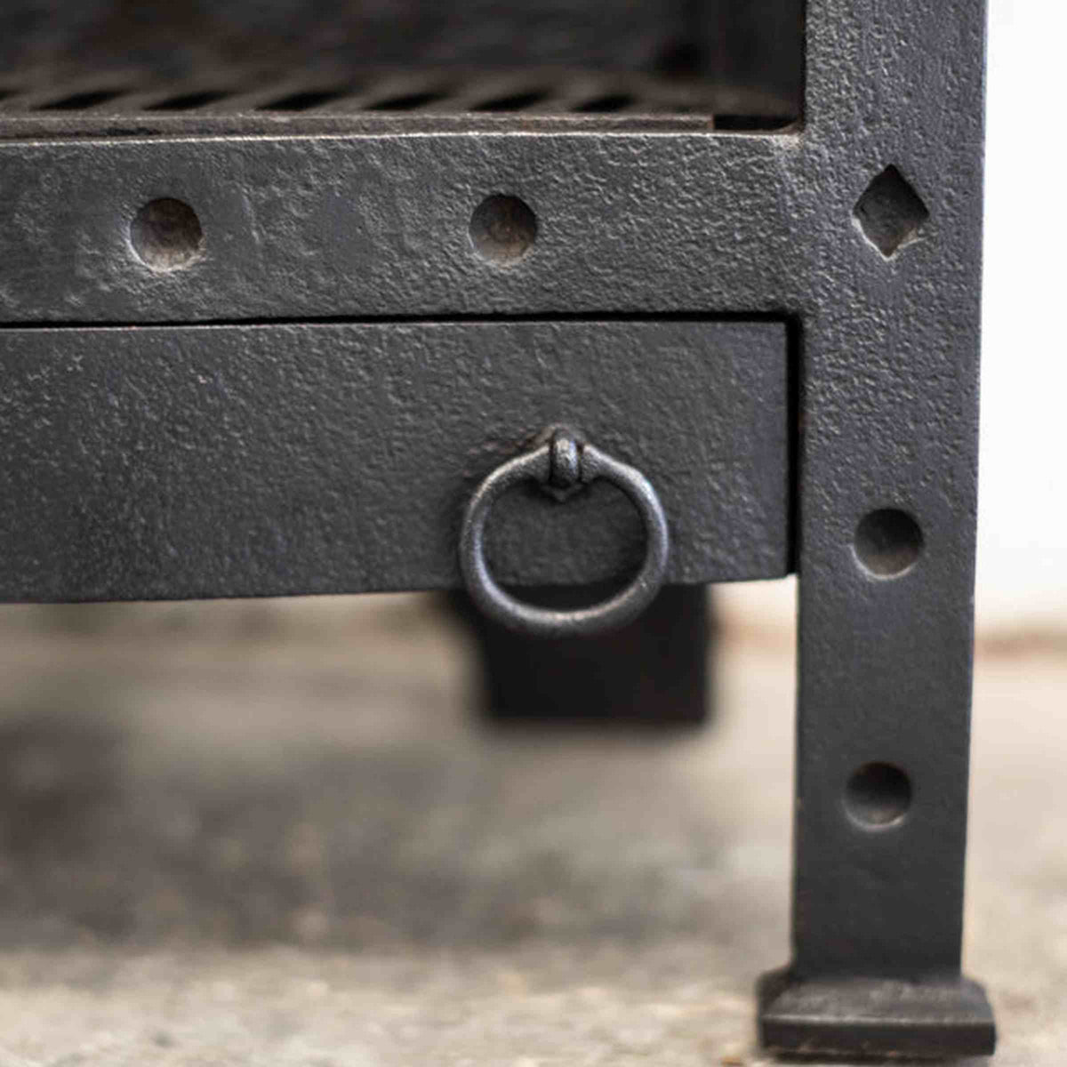 Antique Cast Iron Fire Basket | The Architectural Forum