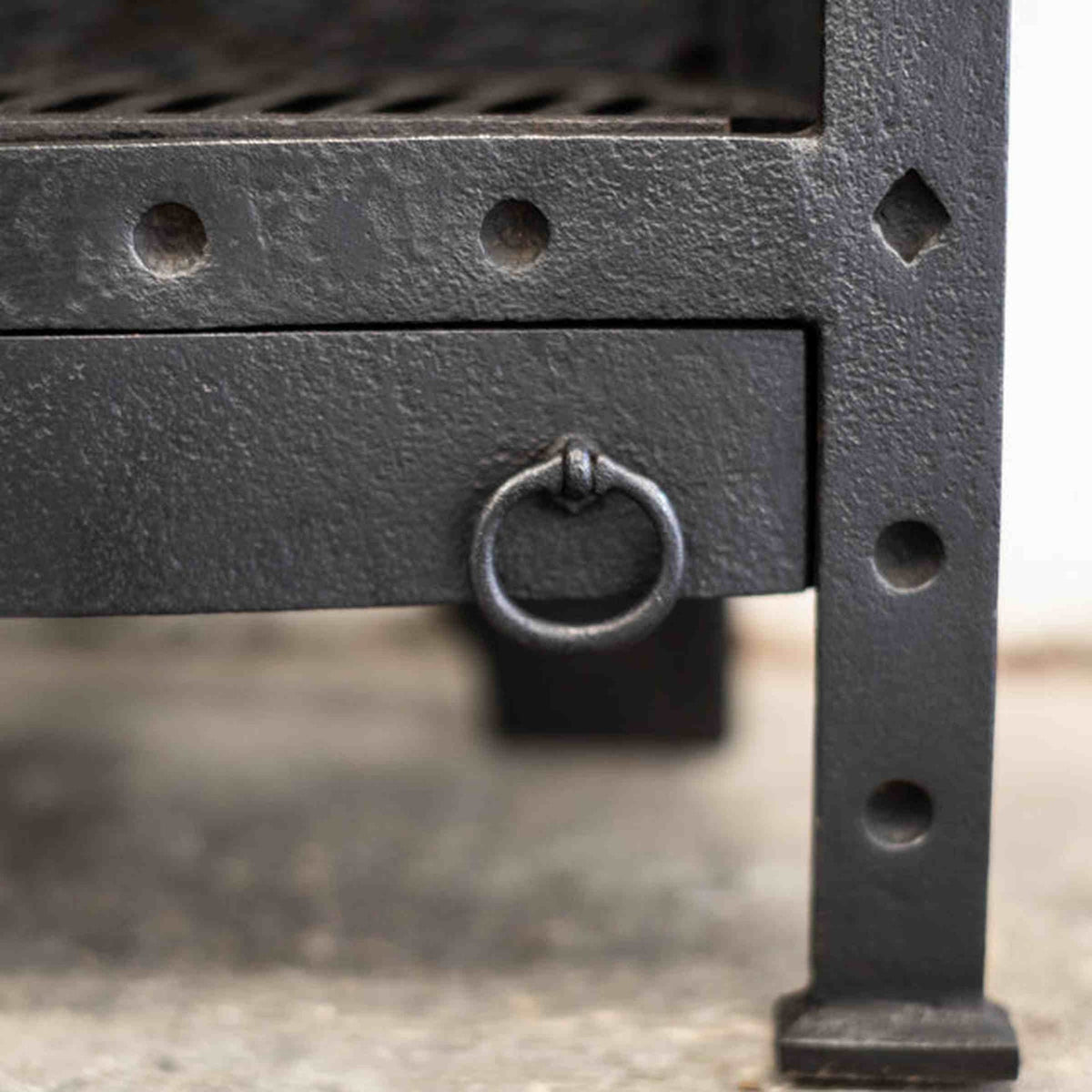 Antique Cast Iron Fire Basket | The Architectural Forum