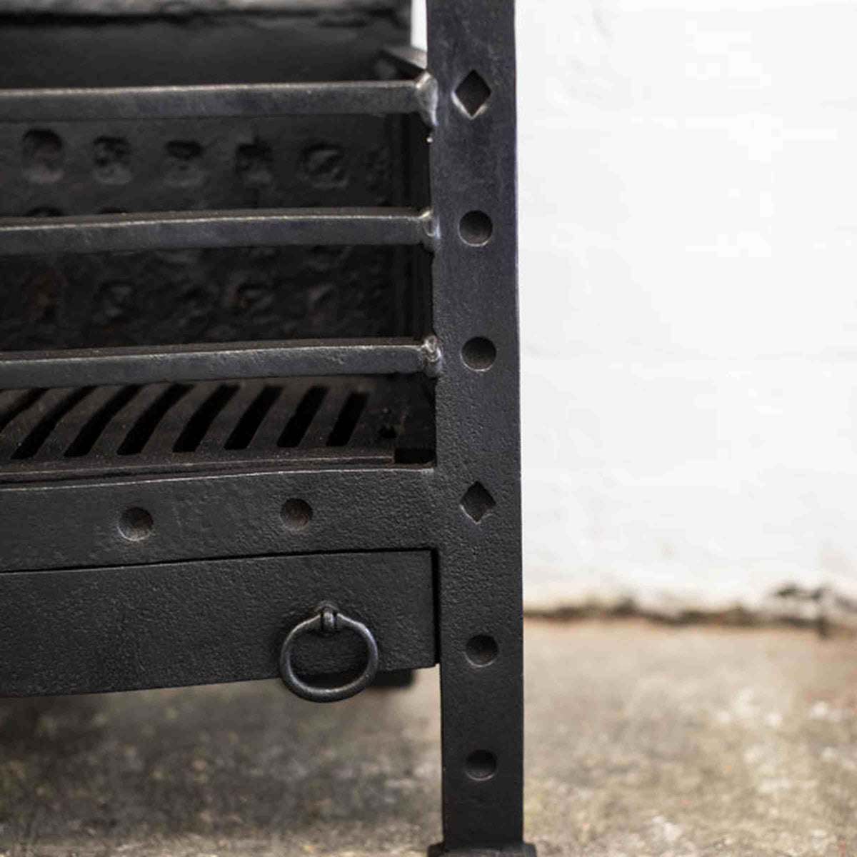 Antique Cast Iron Fire Basket | The Architectural Forum