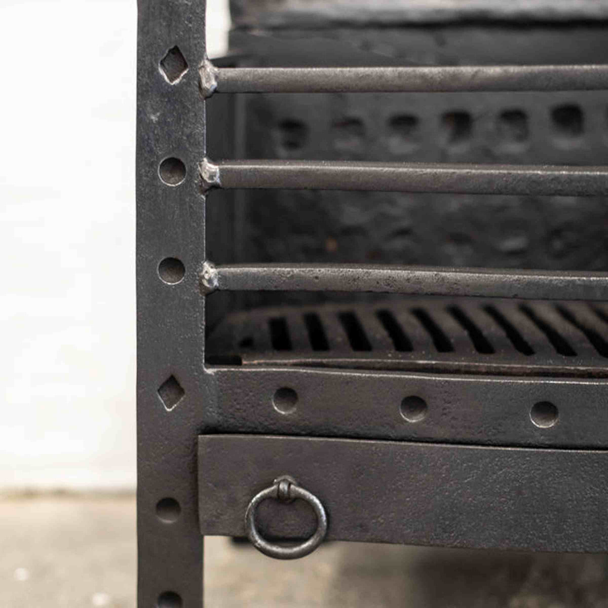 Antique Cast Iron Fire Basket | The Architectural Forum