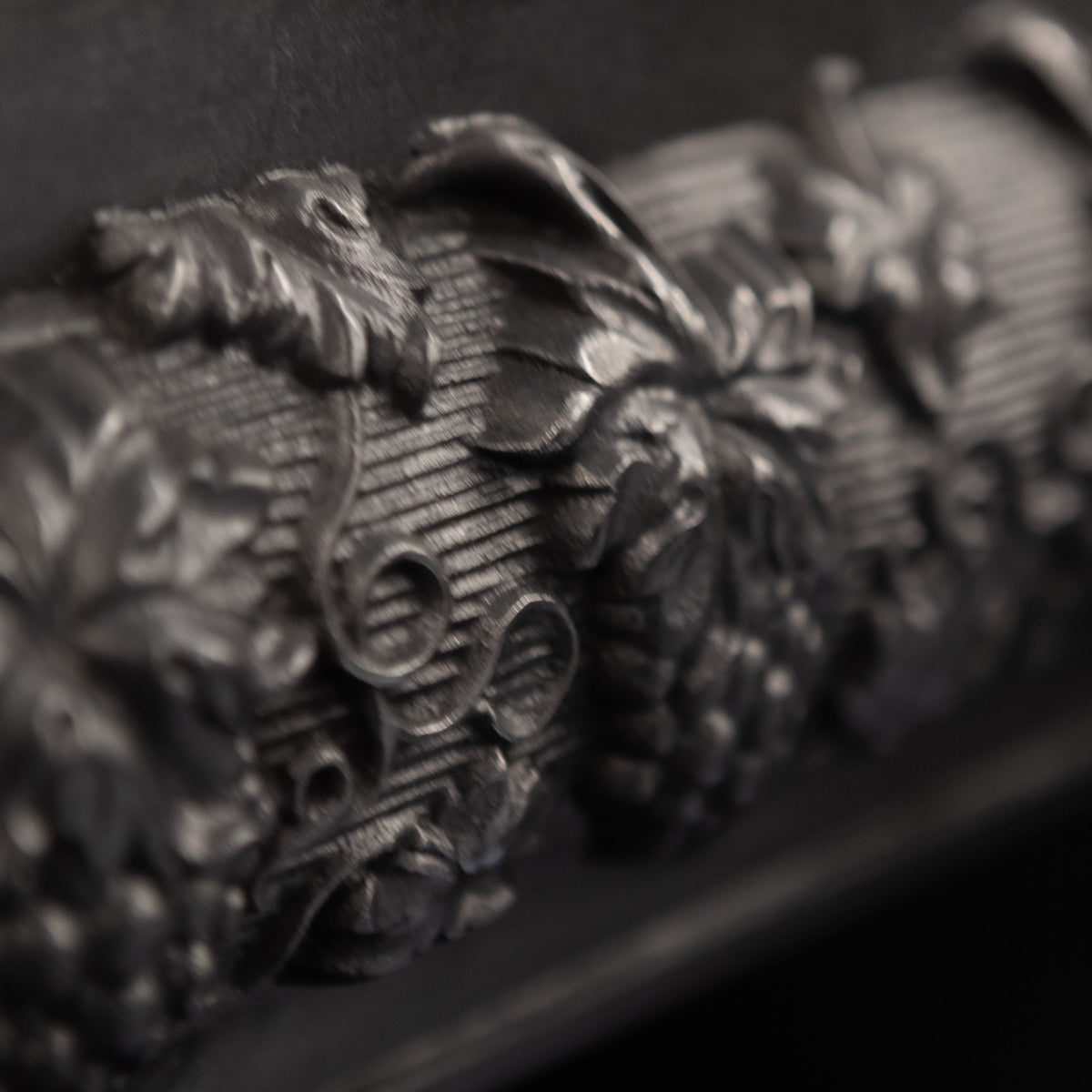 Reclaimed Ornate Georgian Style Cast Iron Fireplace Insert | The Architectural Forum