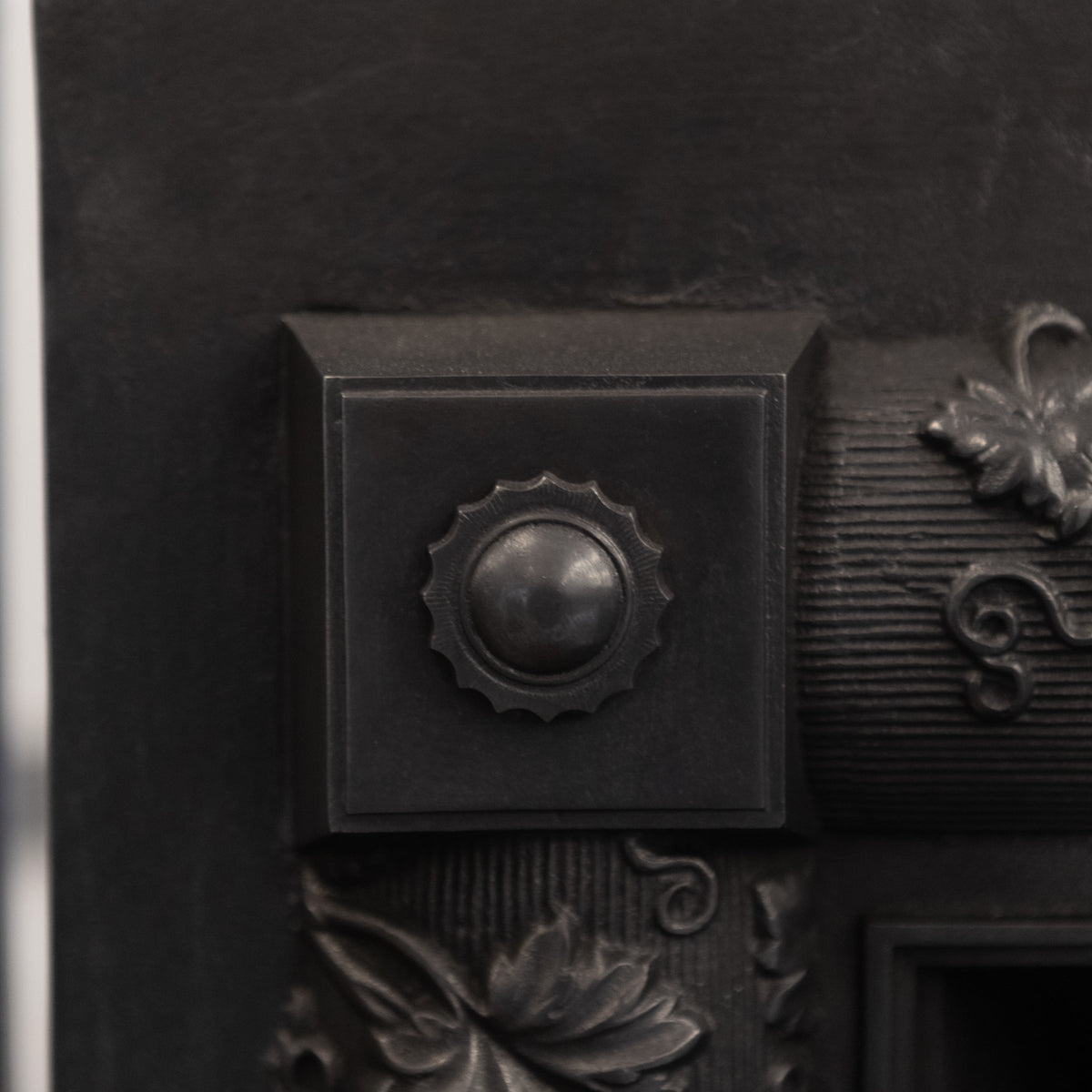 Reclaimed Ornate Georgian Style Cast Iron Fireplace Insert | The Architectural Forum