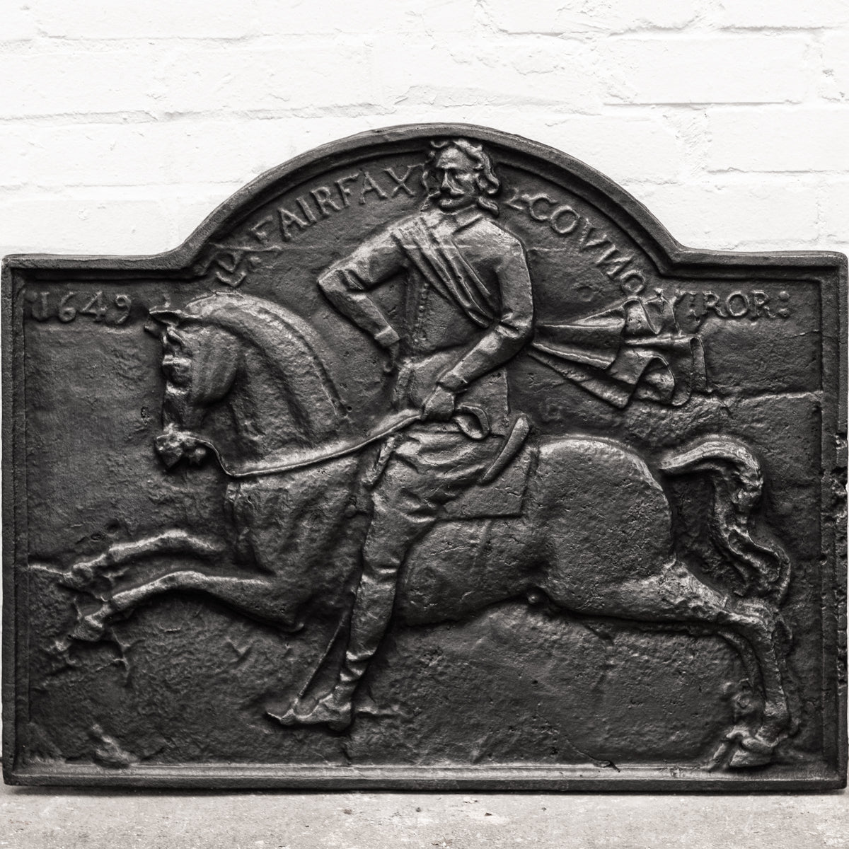 Reclaimed Carron Foundry Cast Iron Fireback (2 Available) | The Architectural Forum