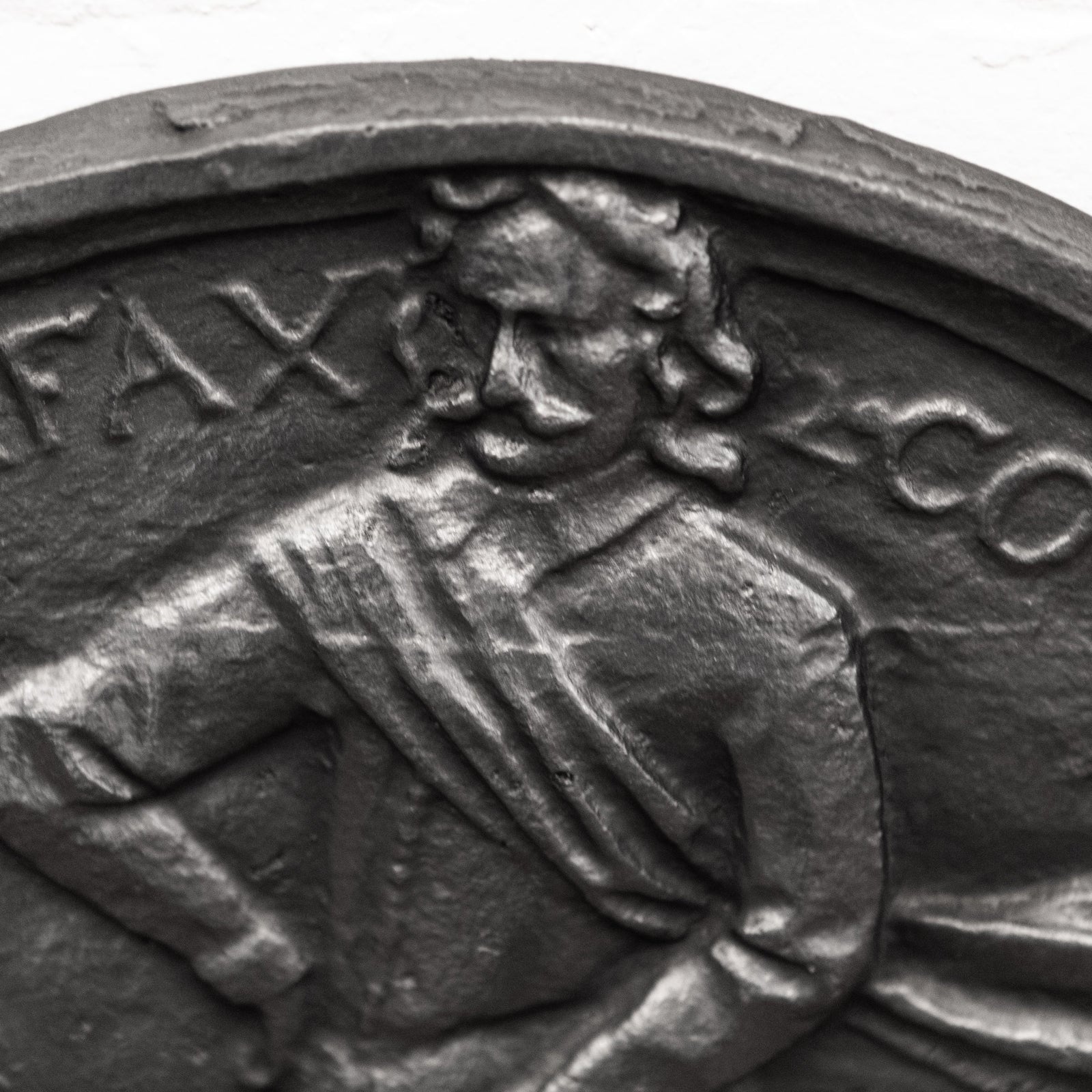 Reclaimed Carron Foundry Cast Iron Fireback (2 Available) | The Architectural Forum