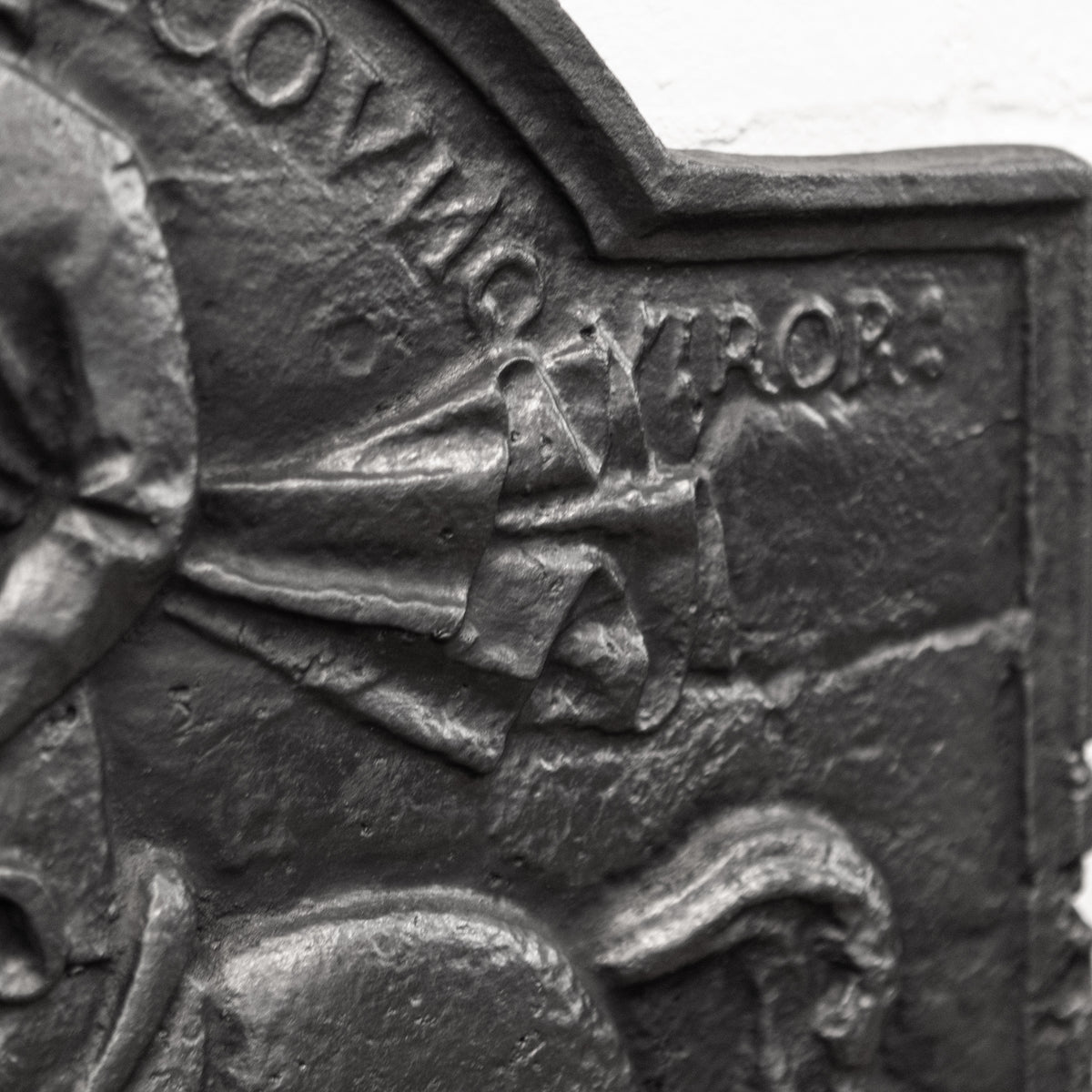 Reclaimed Carron Foundry Cast Iron Fireback (2 Available) | The Architectural Forum