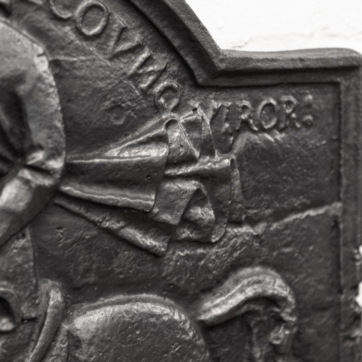 Reclaimed Carron Foundry Cast Iron Fireback (2 Available) | The Architectural Forum