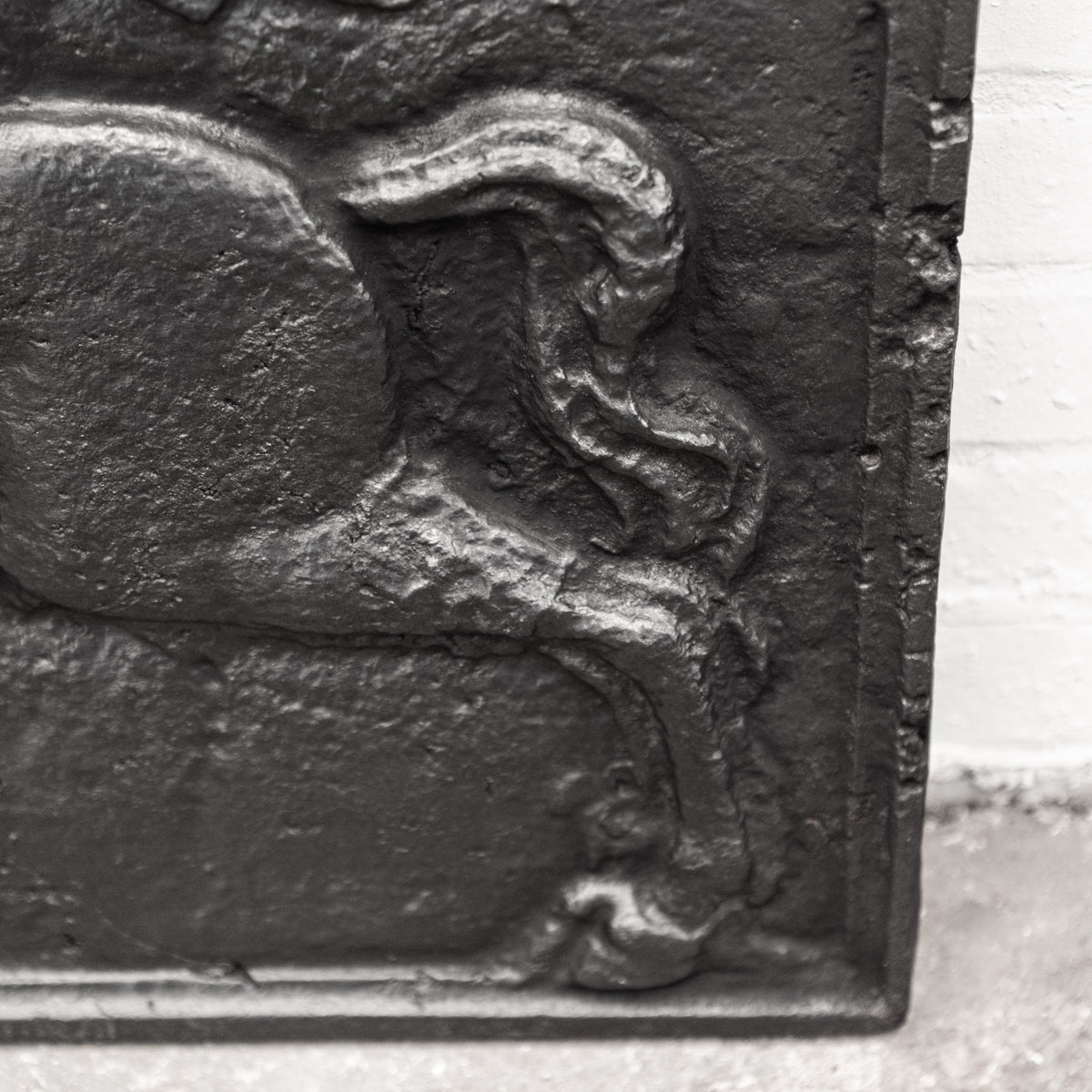 Reclaimed Carron Foundry Cast Iron Fireback (2 Available) | The Architectural Forum