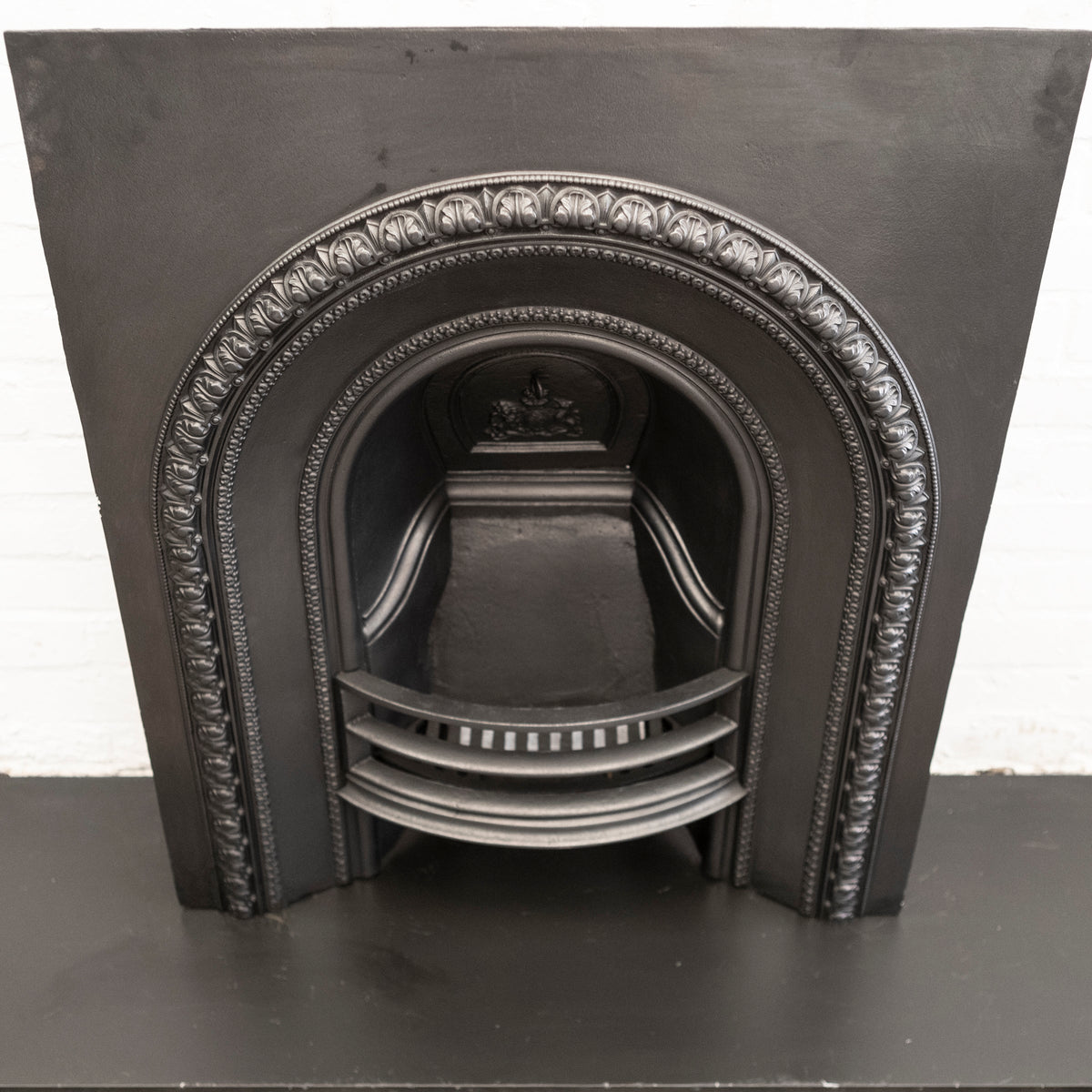 Antique Cast Iron Arched Fireplace Insert | The Architectural Forum