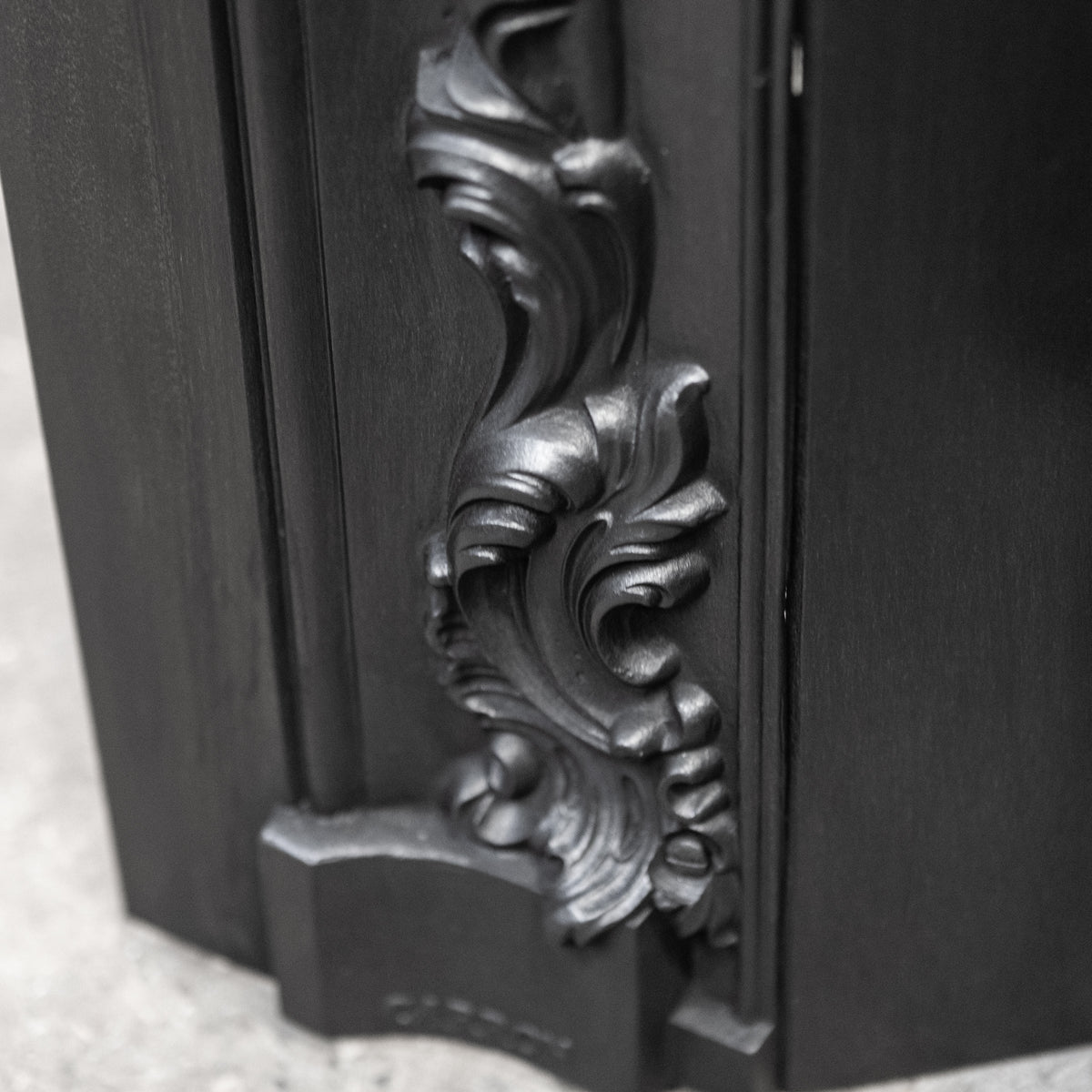 Antique Ornate Georgian Cast Iron Hob Grate Insert | The Architectural Forum