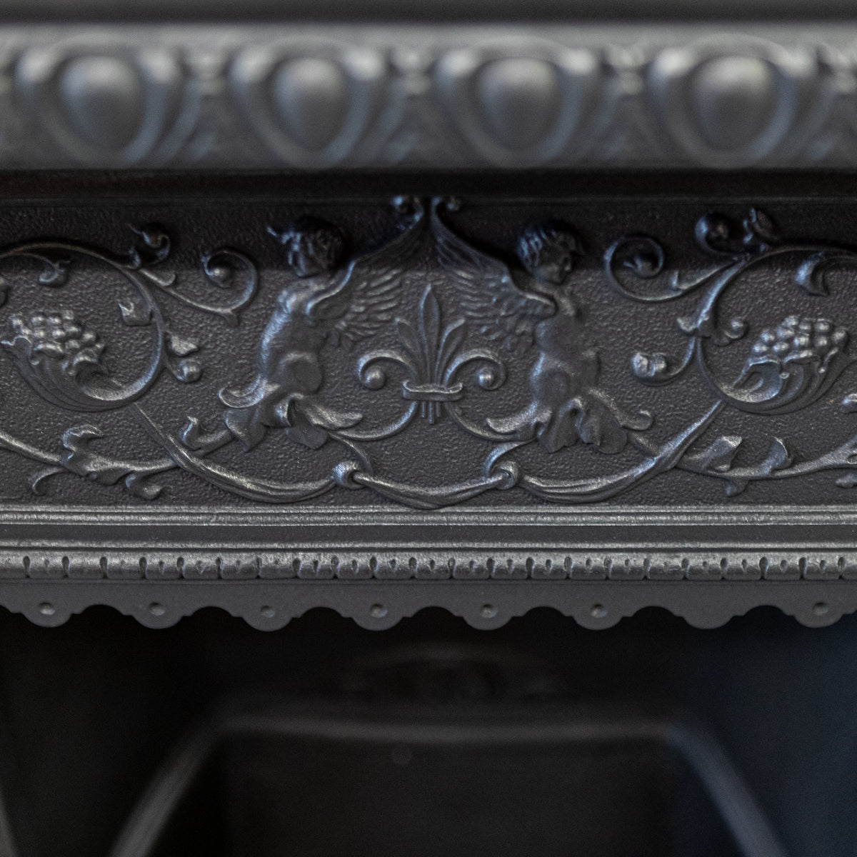 Antique Victorian Fireplace Insert with Original Tiles | The Architectural Forum