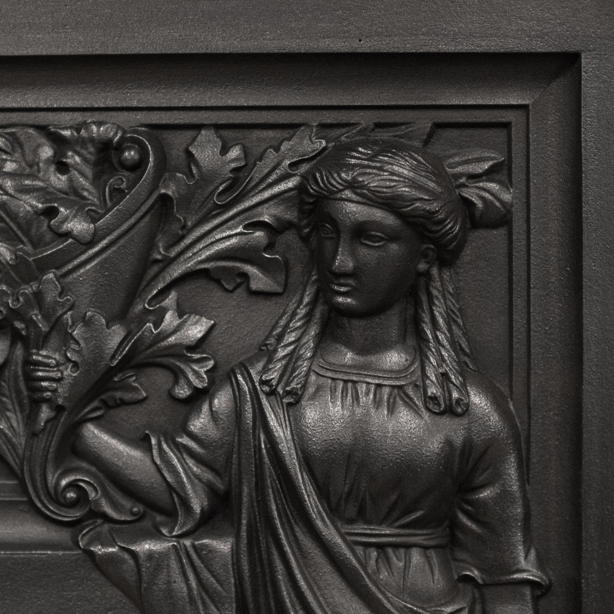 Antique Peace and Plenty Cast Iron Fireplace Surround | The Architectural Forum