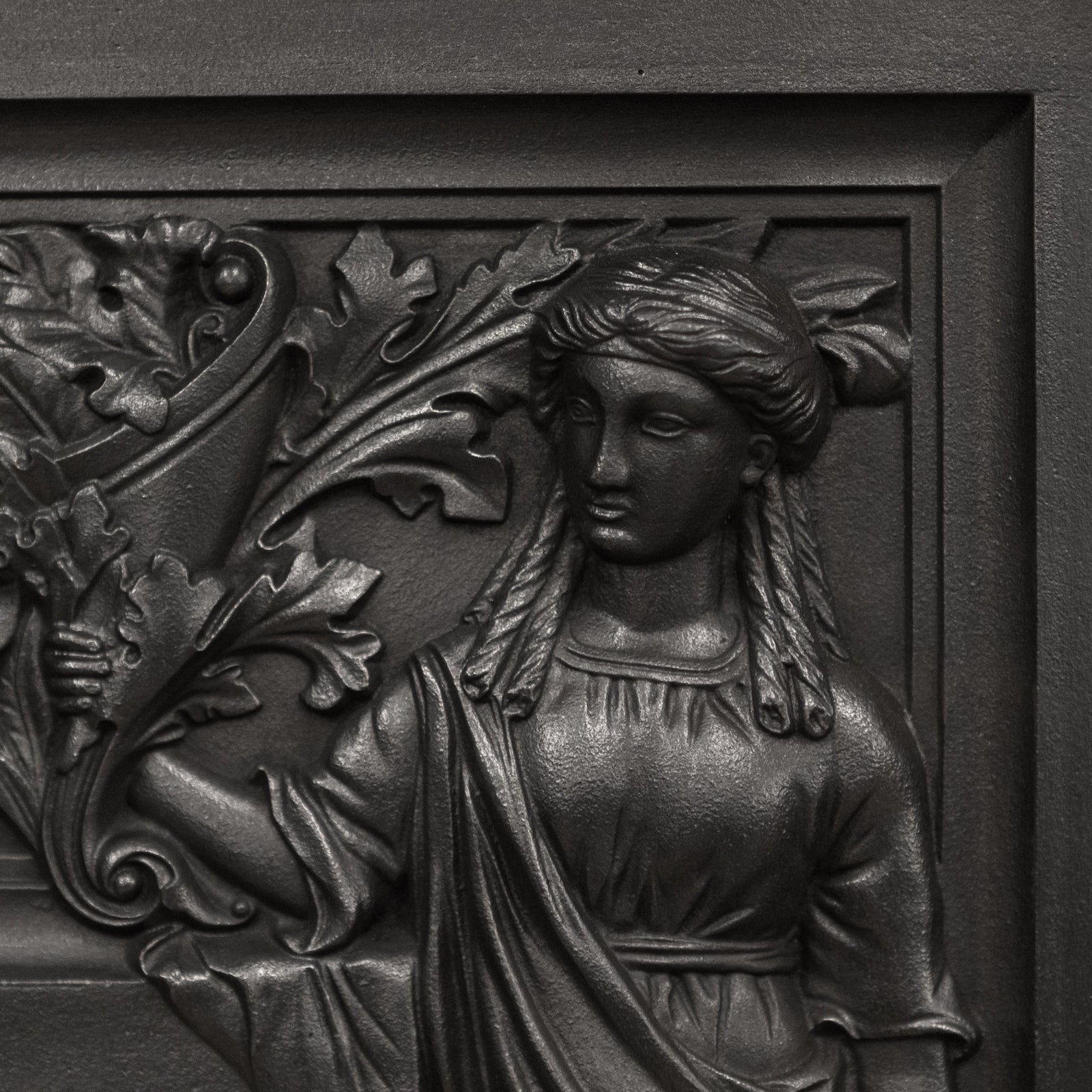 Antique Peace and Plenty Cast Iron Fireplace Surround | The Architectural Forum