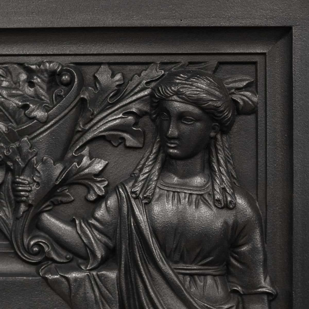 Antique Peace and Plenty Cast Iron Fireplace Surround | The Architectural Forum