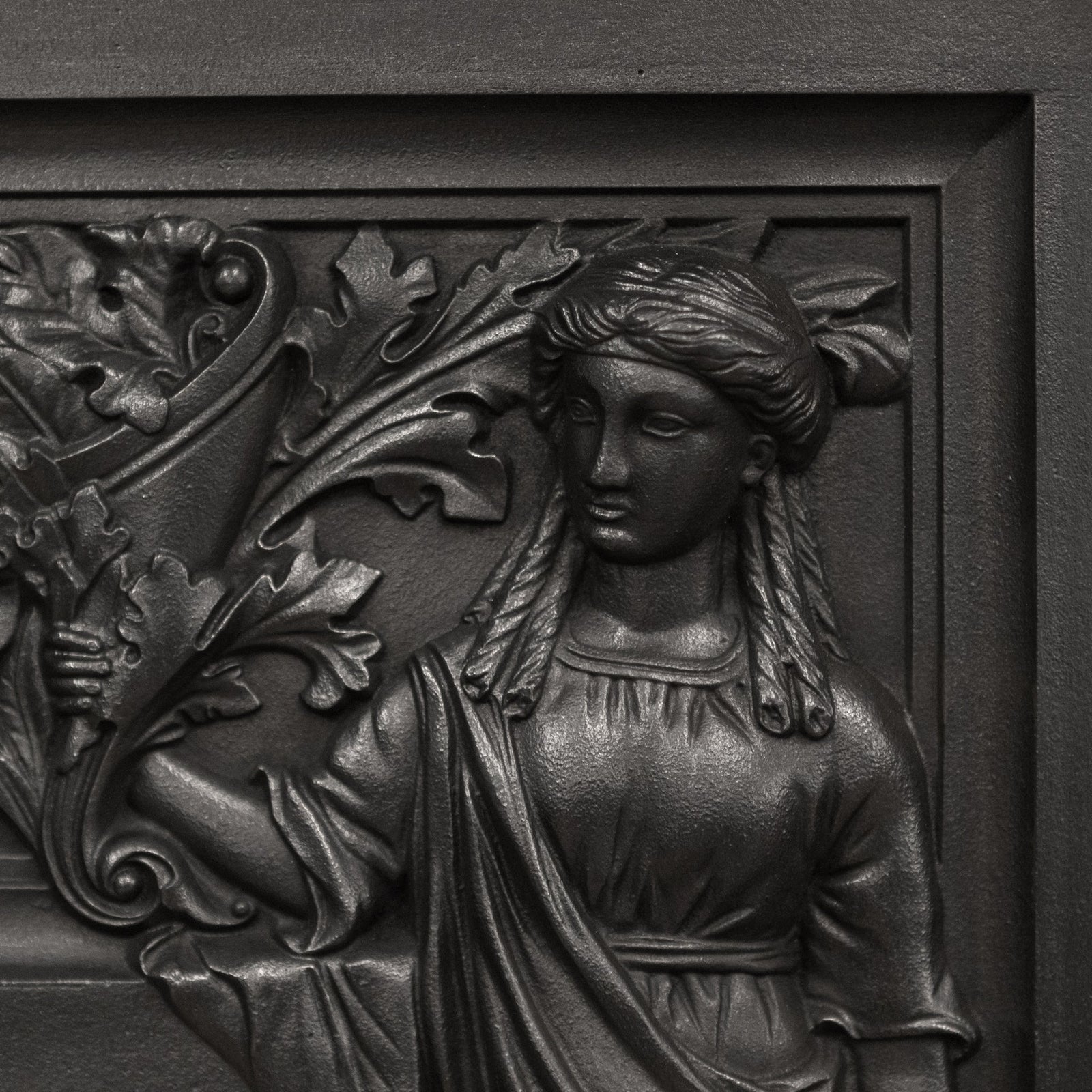 Antique Peace and Plenty Cast Iron Fireplace Surround | The Architectural Forum