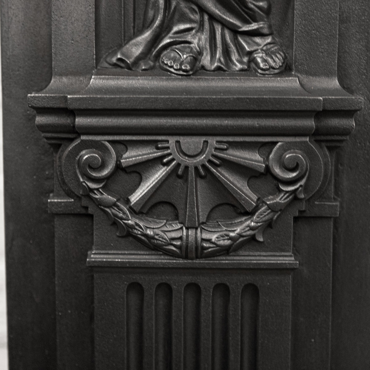 Antique Peace and Plenty Cast Iron Fireplace Surround | The Architectural Forum