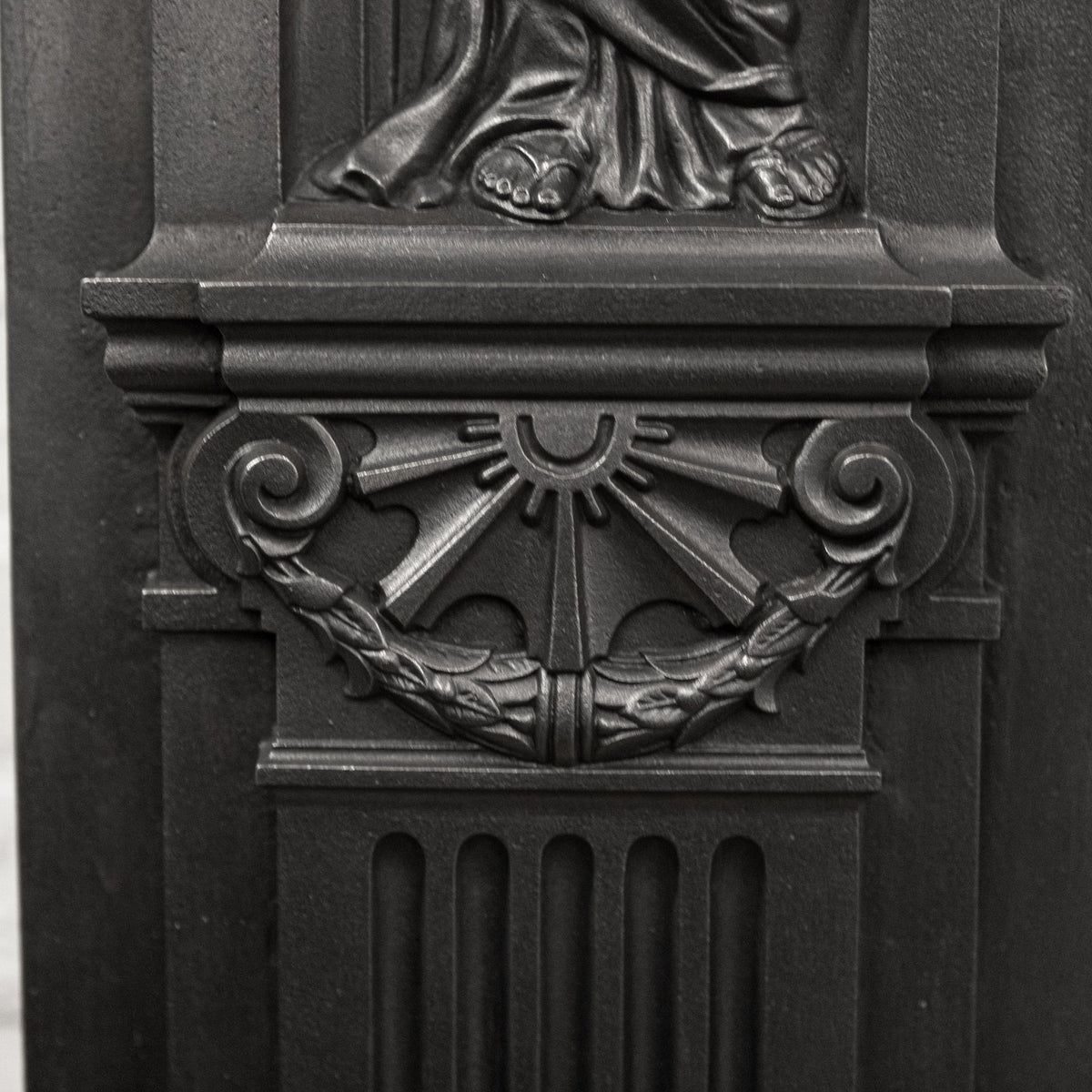 Antique Peace and Plenty Cast Iron Fireplace Surround | The Architectural Forum