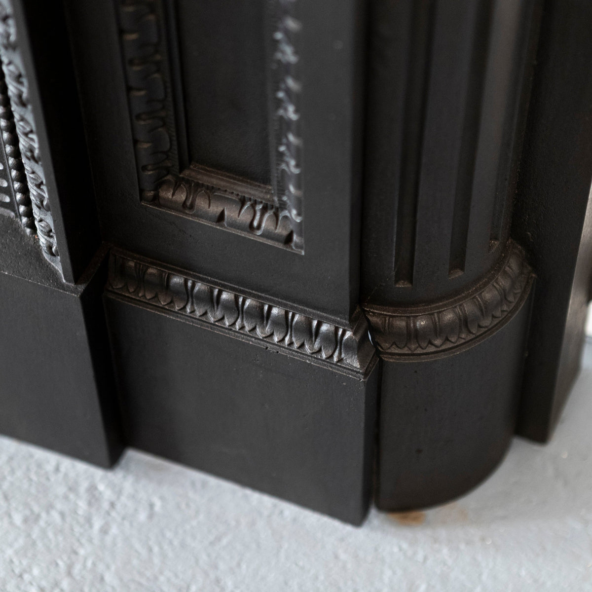 Large Antique Cast Iron Fireplace Surround | The Architectural Forum