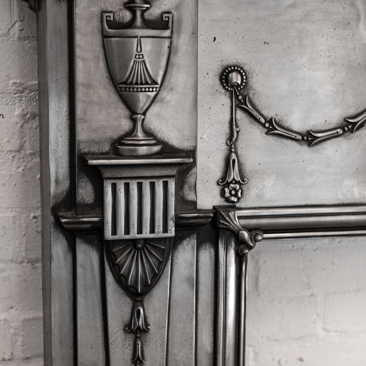 Antique Polished Cast Iron Fireplace Surround | The Architectural Forum