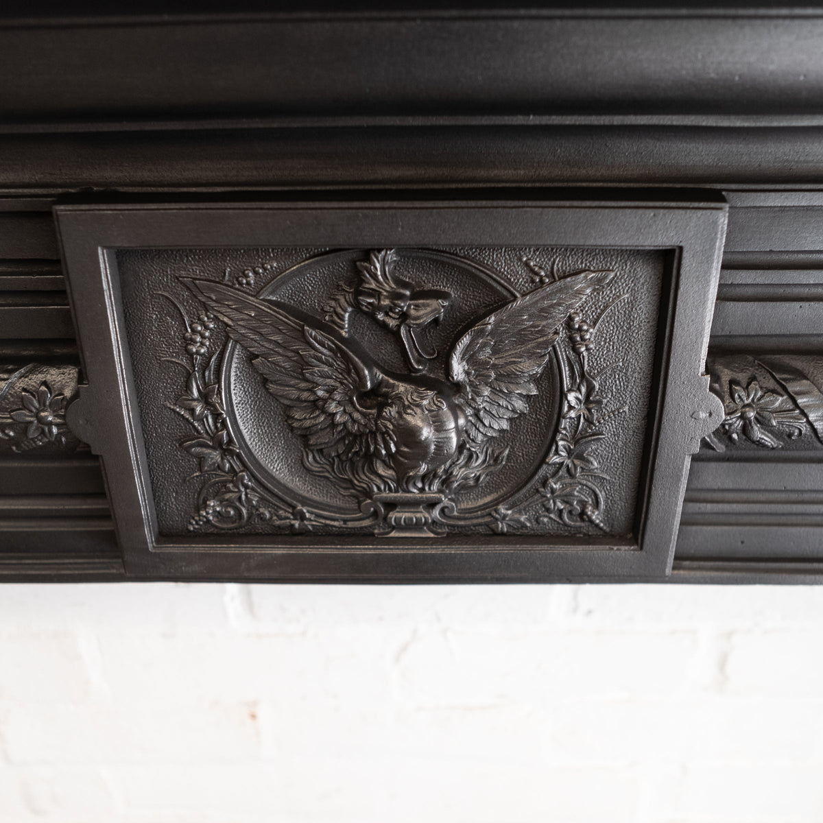 Rare Antique Victorian Cast Iron Fireplace Surround | The Architectural Forum