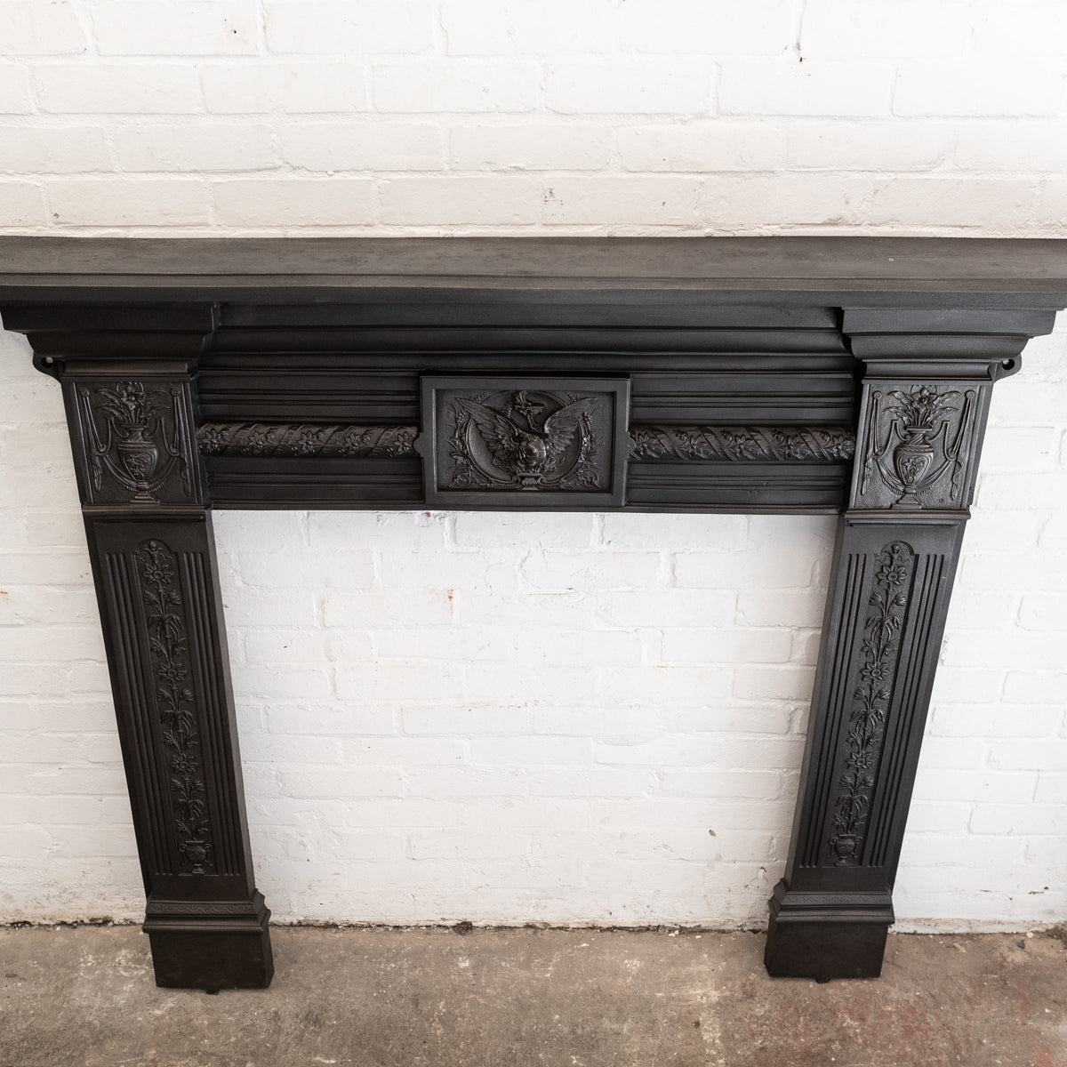 Rare Antique Victorian Cast Iron Fireplace Surround | The Architectural Forum