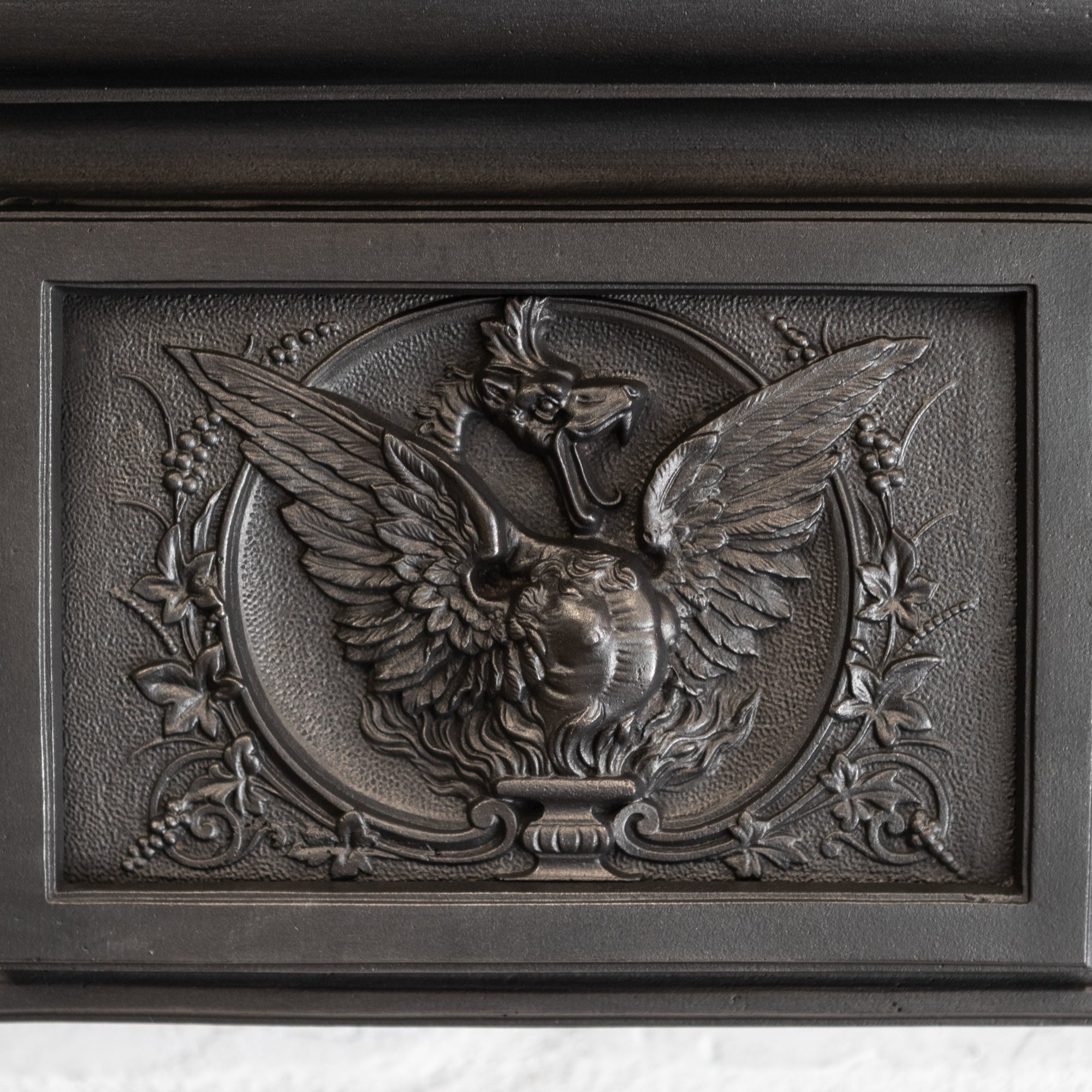 Rare Antique Victorian Cast Iron Fireplace Surround | The Architectural Forum