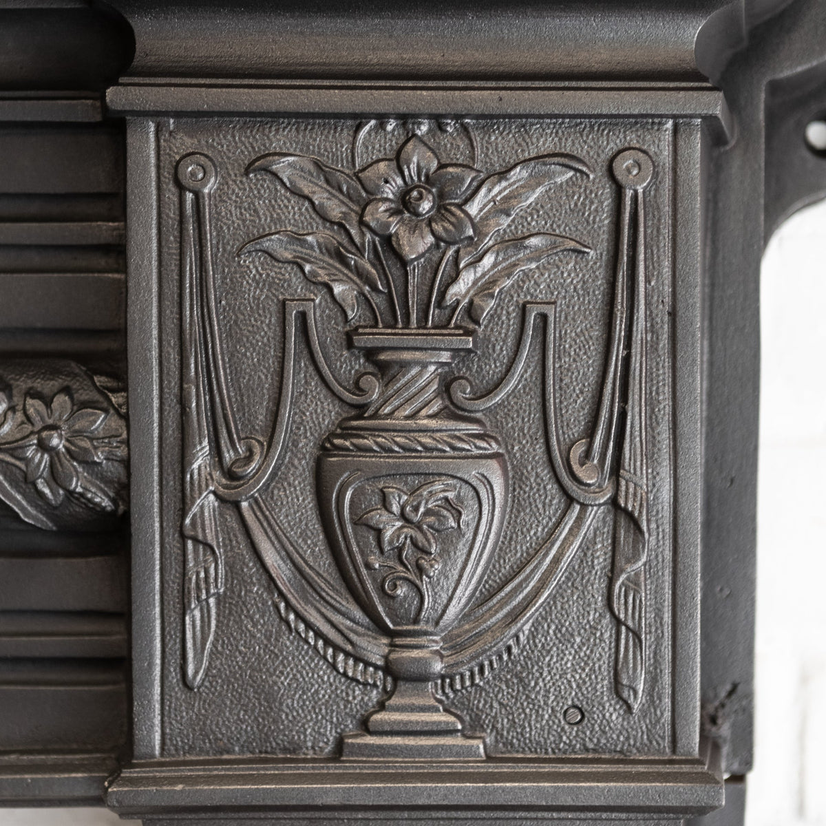 Rare Antique Victorian Cast Iron Fireplace Surround | The Architectural Forum