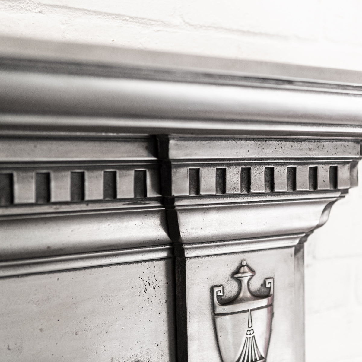 Antique Polished Cast Iron Fireplace Surround | The Architectural Forum