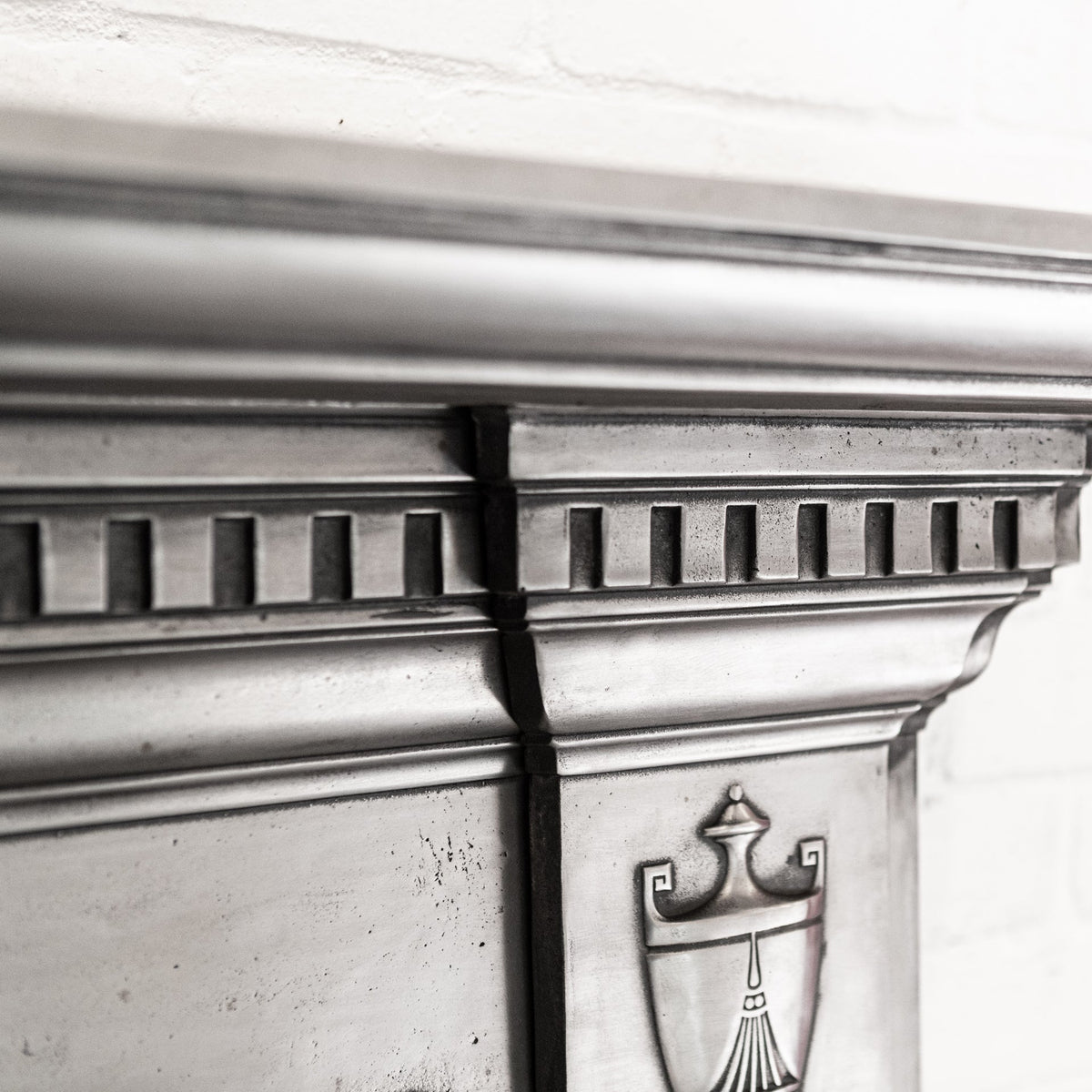 Antique Polished Cast Iron Fireplace Surround | The Architectural Forum