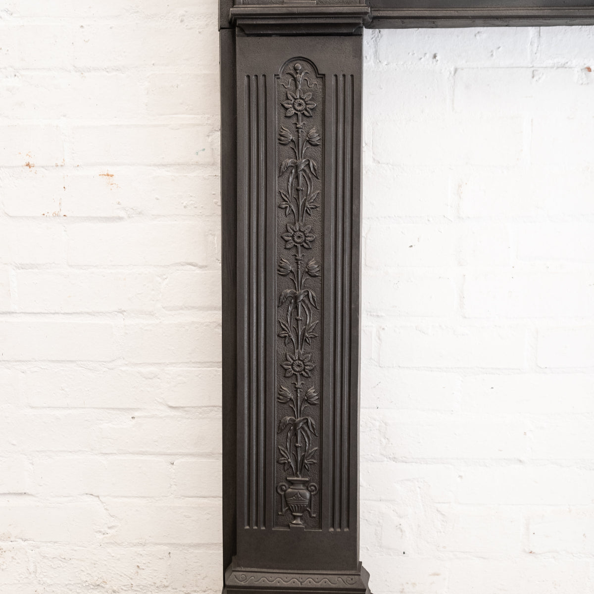 Rare Antique Victorian Cast Iron Fireplace Surround | The Architectural Forum