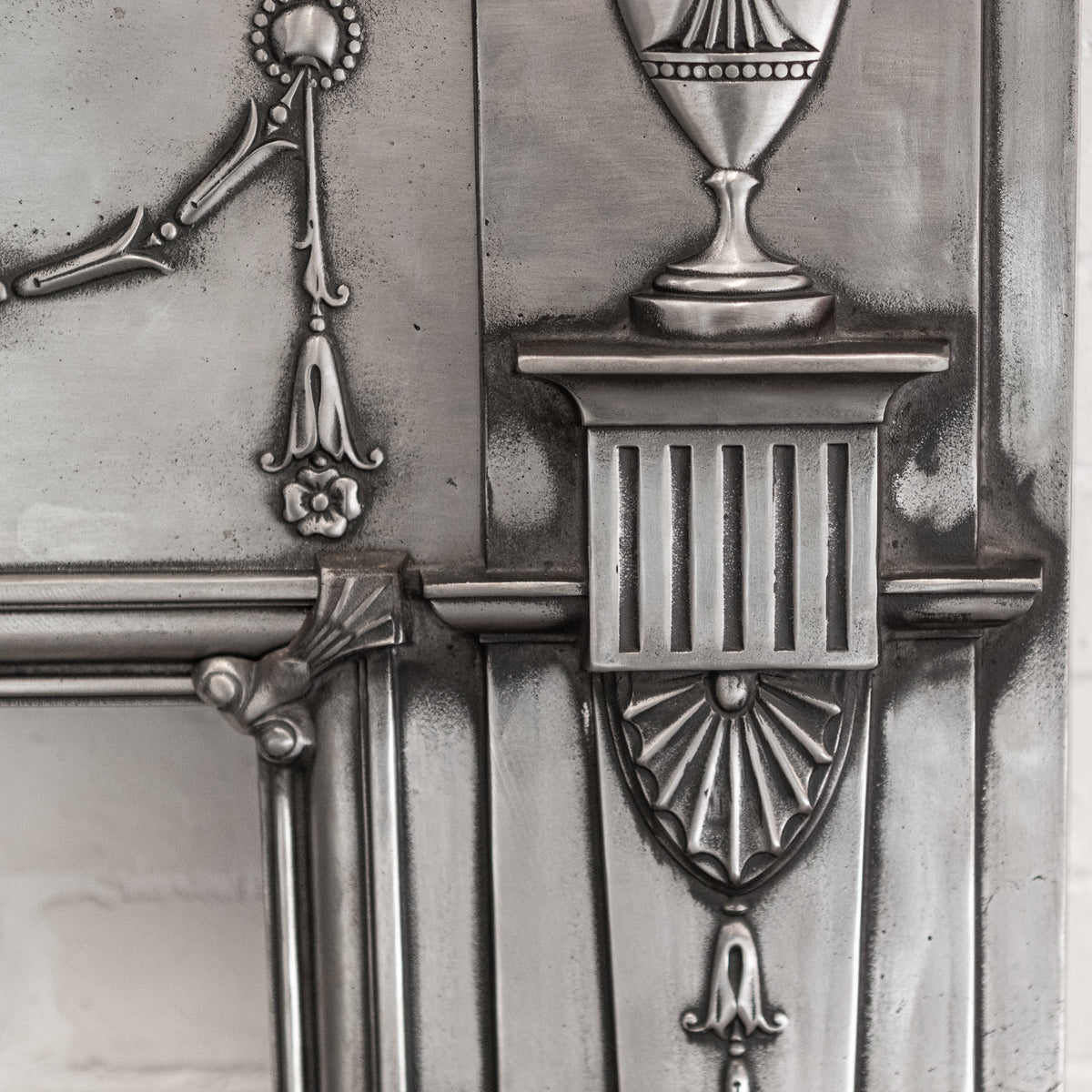 Antique Polished Cast Iron Fireplace Surround | The Architectural Forum