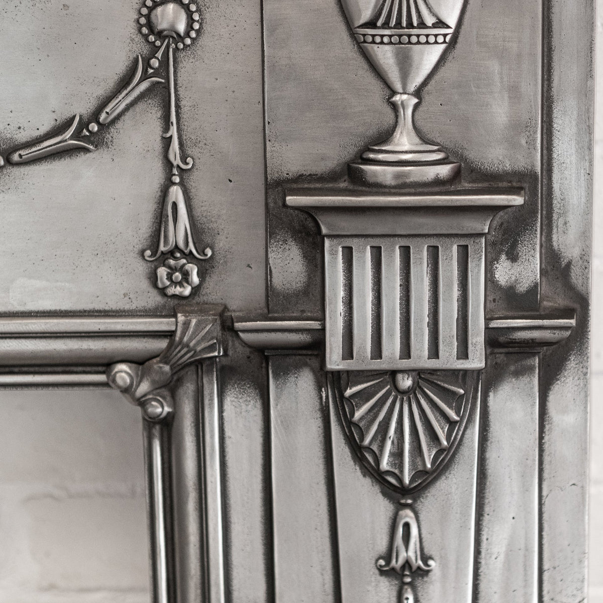 Antique Polished Cast Iron Fireplace Surround | The Architectural Forum