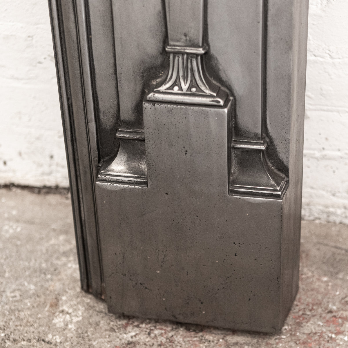 Antique Polished Cast Iron Fireplace Surround | The Architectural Forum