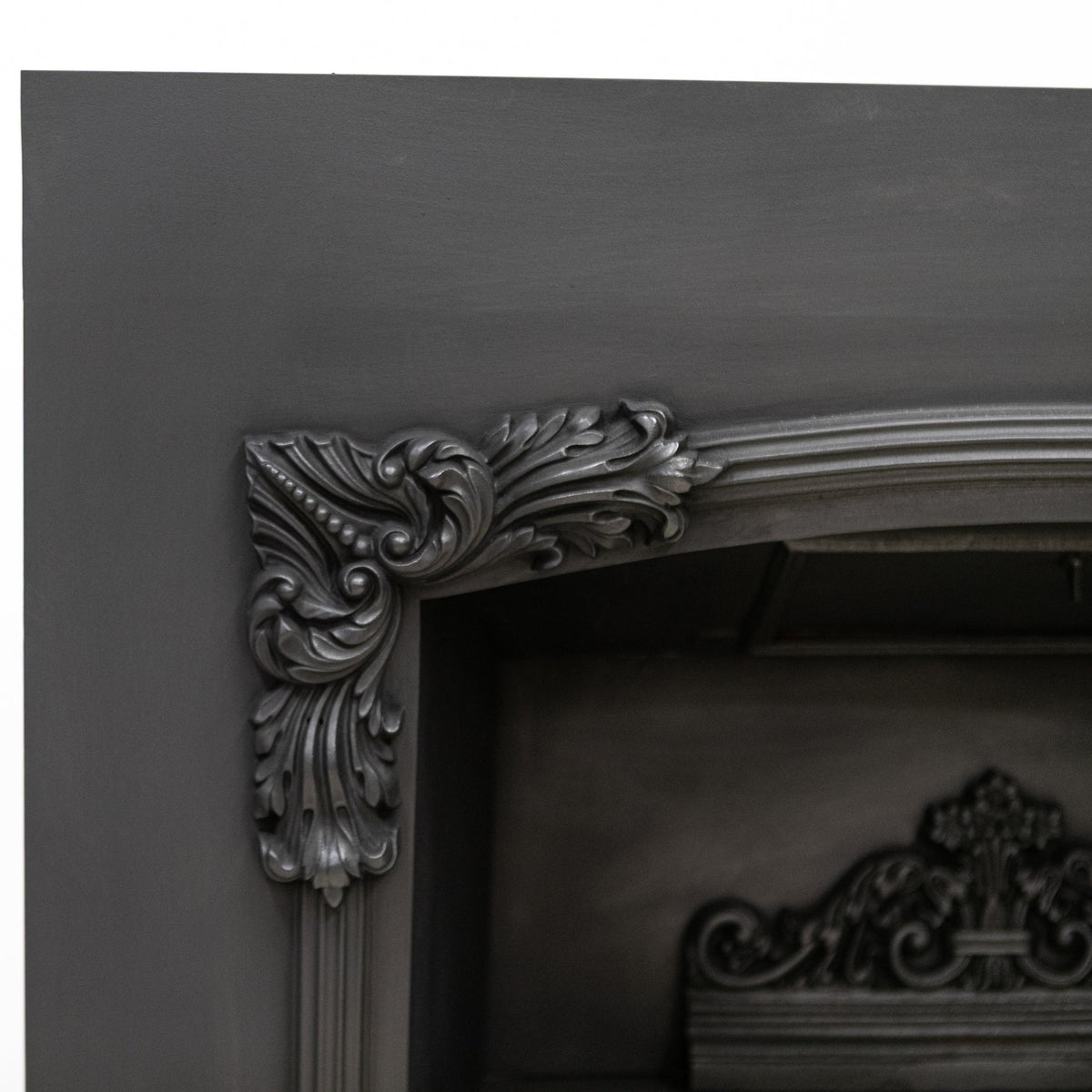 Antique Cast Iron Register Grate with Ornate Detailing | The Architectural Forum