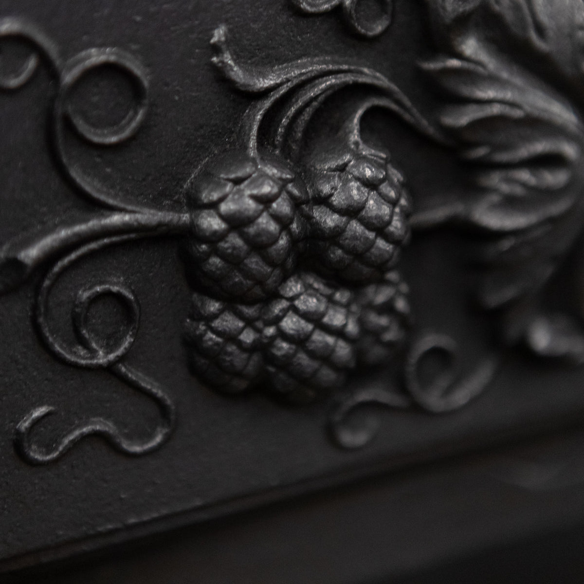 Antique Ornate Georgian Cast Iron Hob Grate Insert | The Architectural Forum