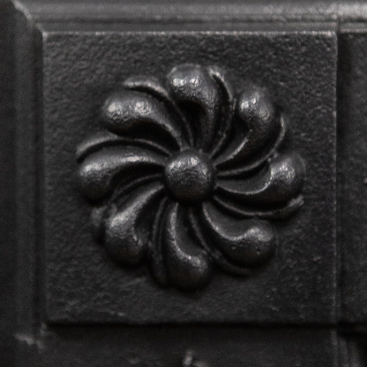 Antique Ornate Georgian Cast Iron Hob Grate Insert | The Architectural Forum