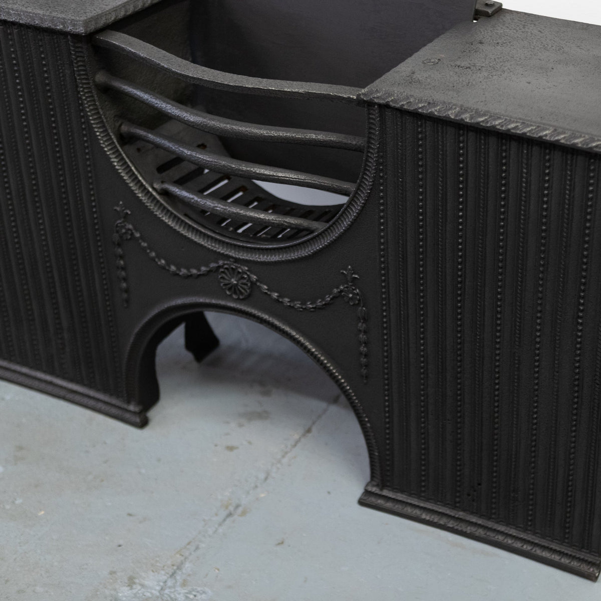 Antique Regency Cast Iron Hourglass Hob Grate | The Architectural Forum