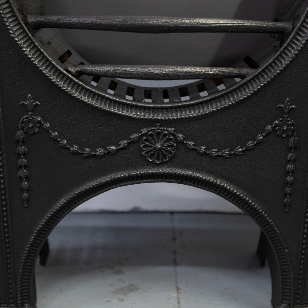 Antique Regency Cast Iron Hourglass Hob Grate | The Architectural Forum
