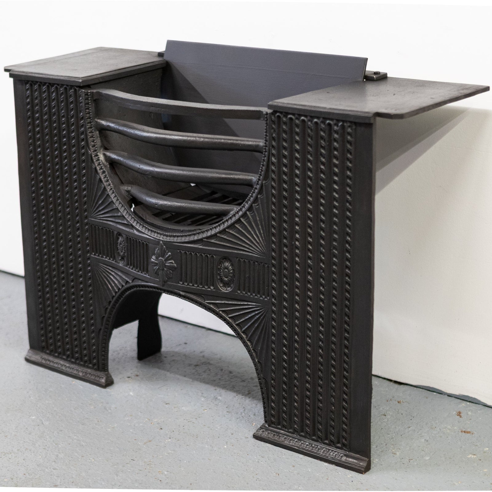 Antique Regency Cast Iron Hourglass Hob Grate | The Architectural Forum