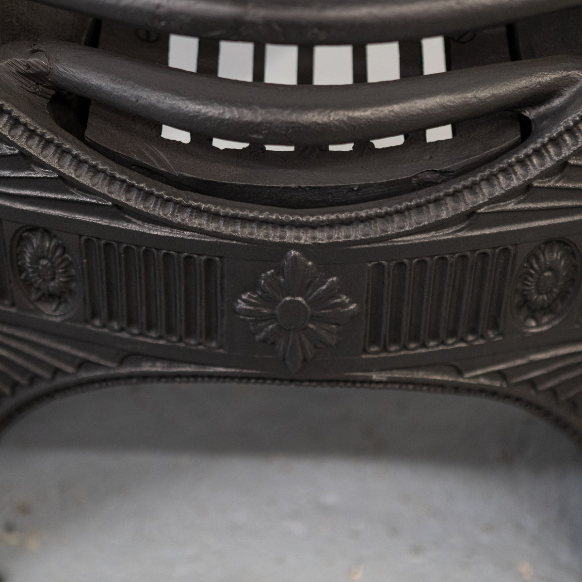 Antique Regency Cast Iron Hourglass Hob Grate | The Architectural Forum