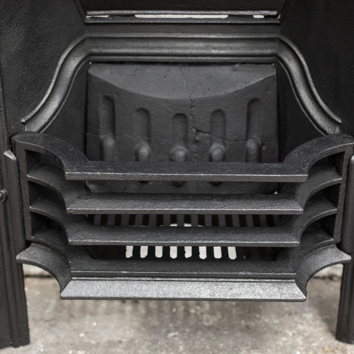 Antique Cast Iron Arched Fireplace Insert | The Architectural Forum