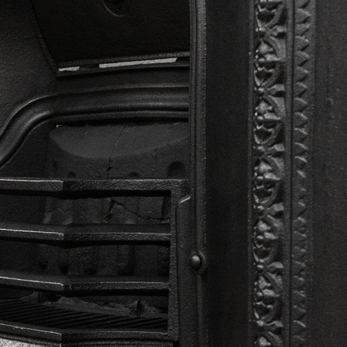 Antique Cast Iron Arched Fireplace Insert | The Architectural Forum