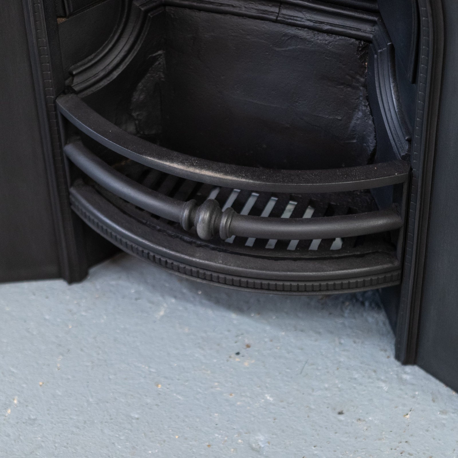 Antique Cast Iron Arched Fireplace Insert