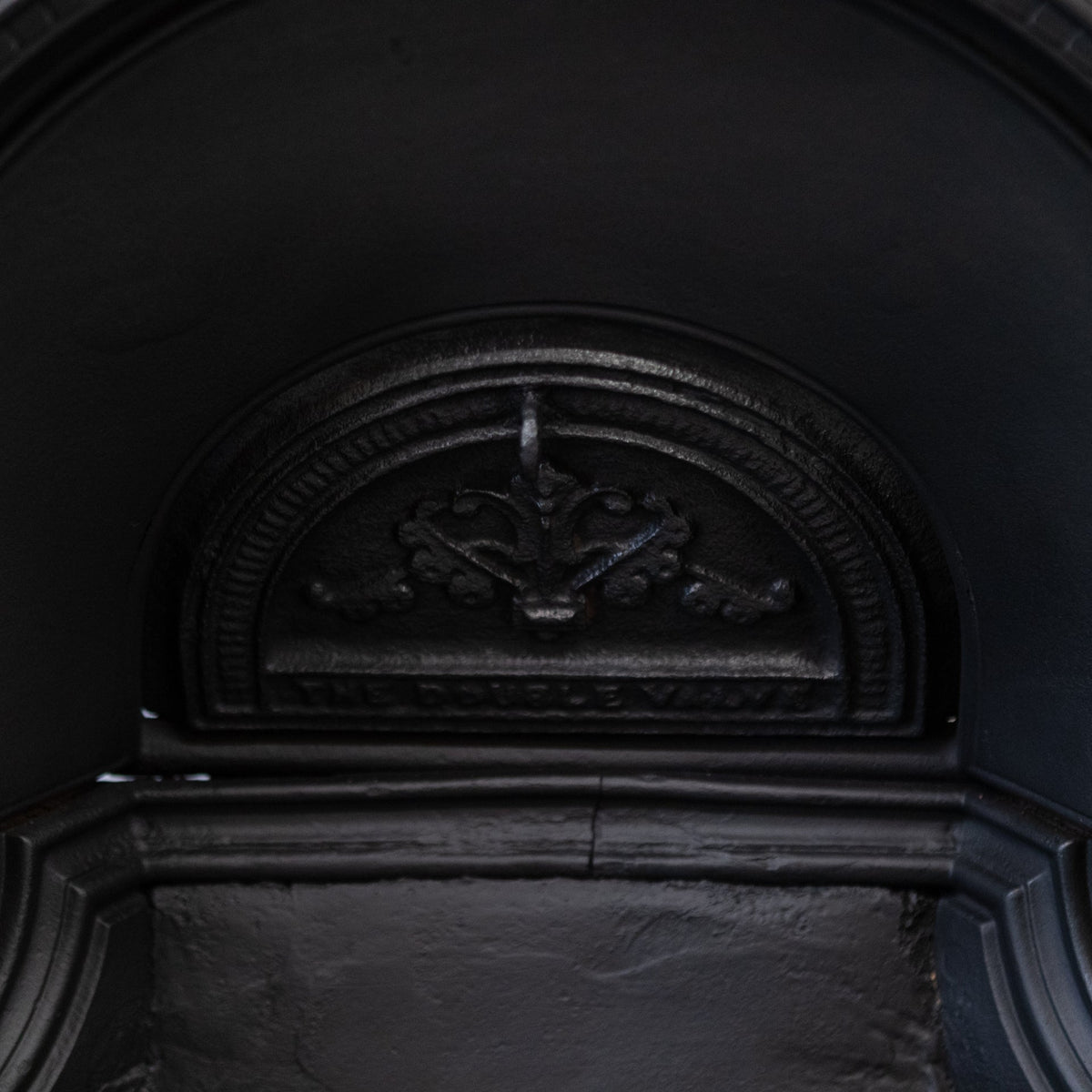 Antique Cast Iron Arched Fireplace Insert