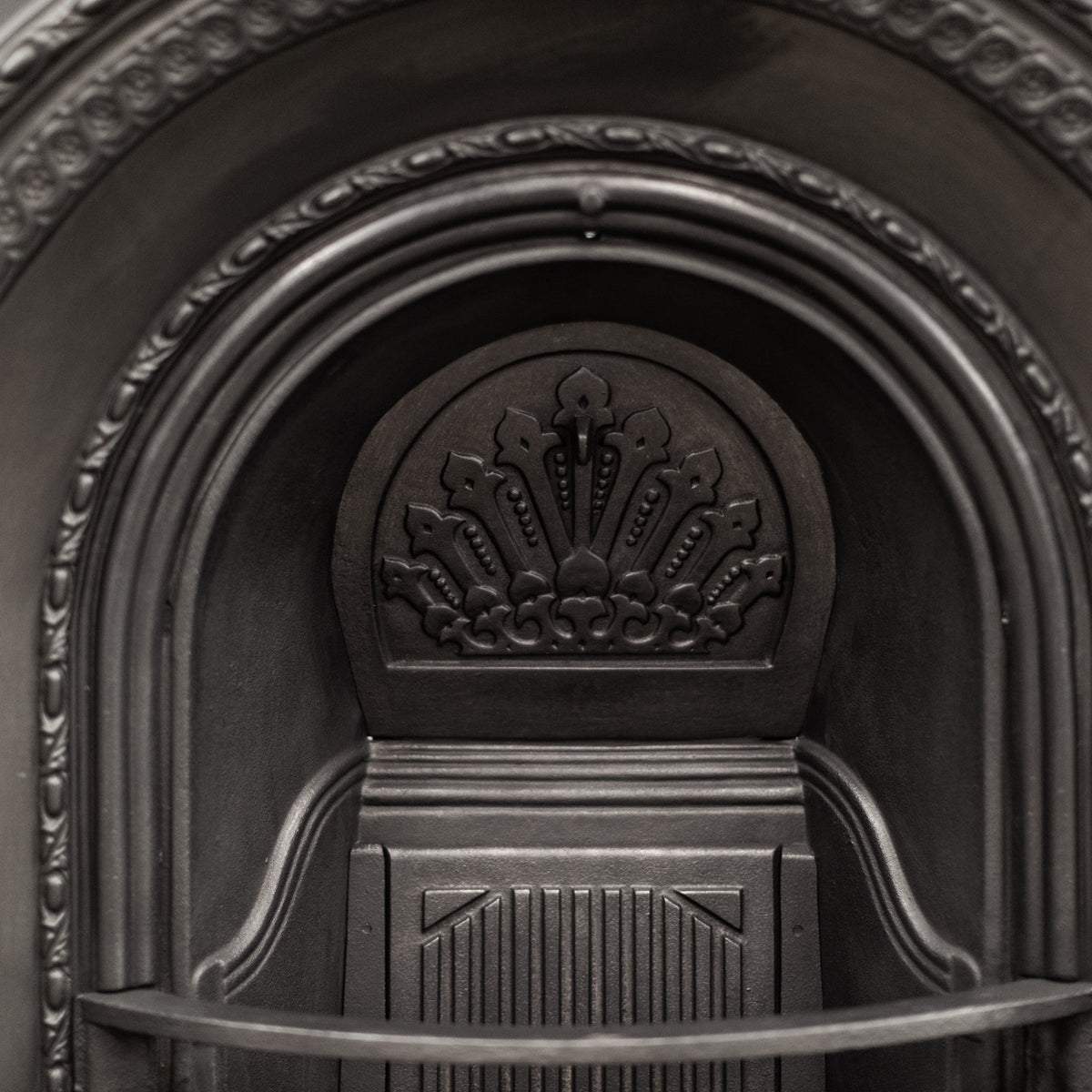 Antique Victorian Cast Iron Arched Fireplace Insert | The Architectural Forum