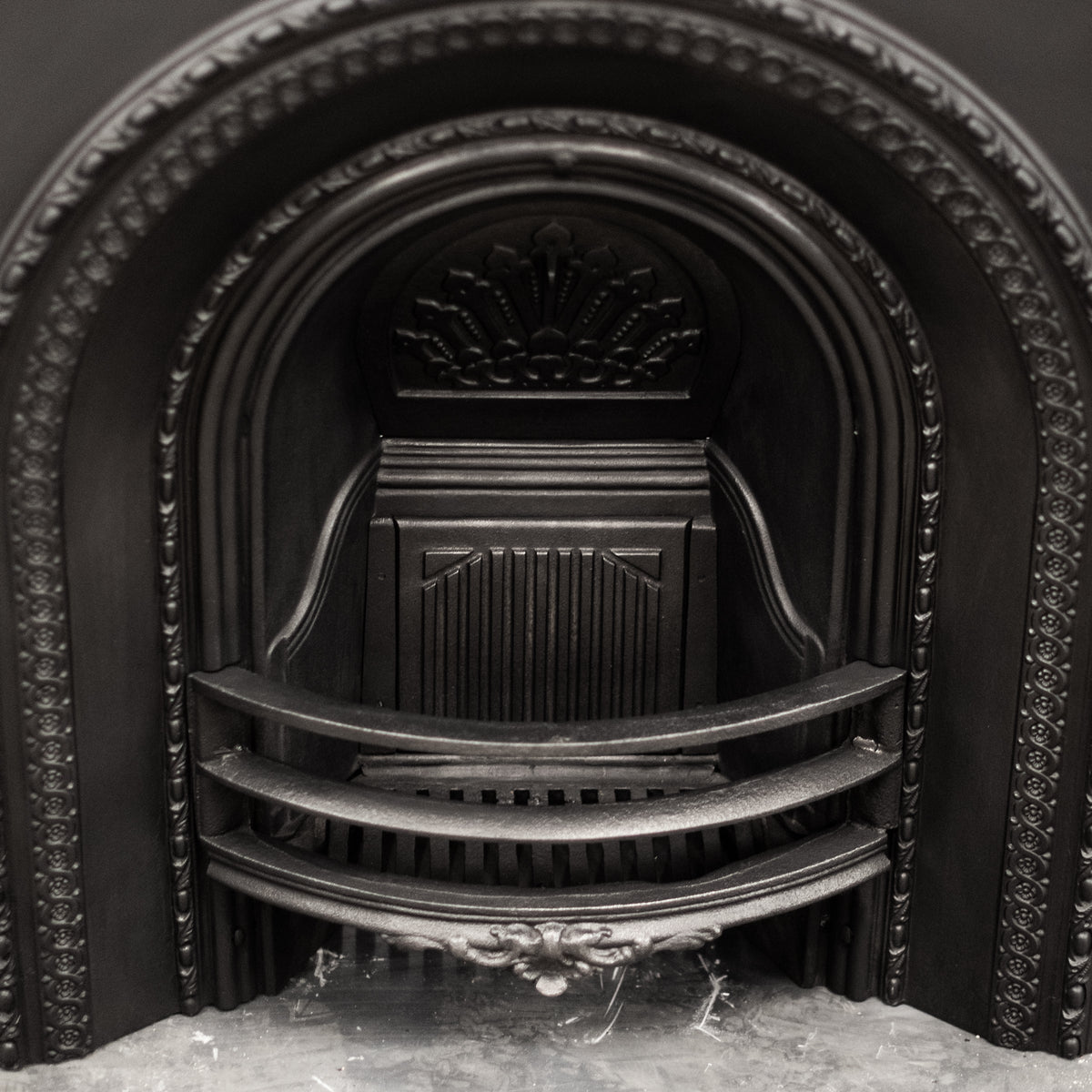 Antique Victorian Cast Iron Arched Fireplace Insert | The Architectural Forum
